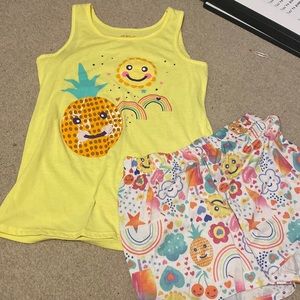 cat and jack pj set - girls xl 14/16
